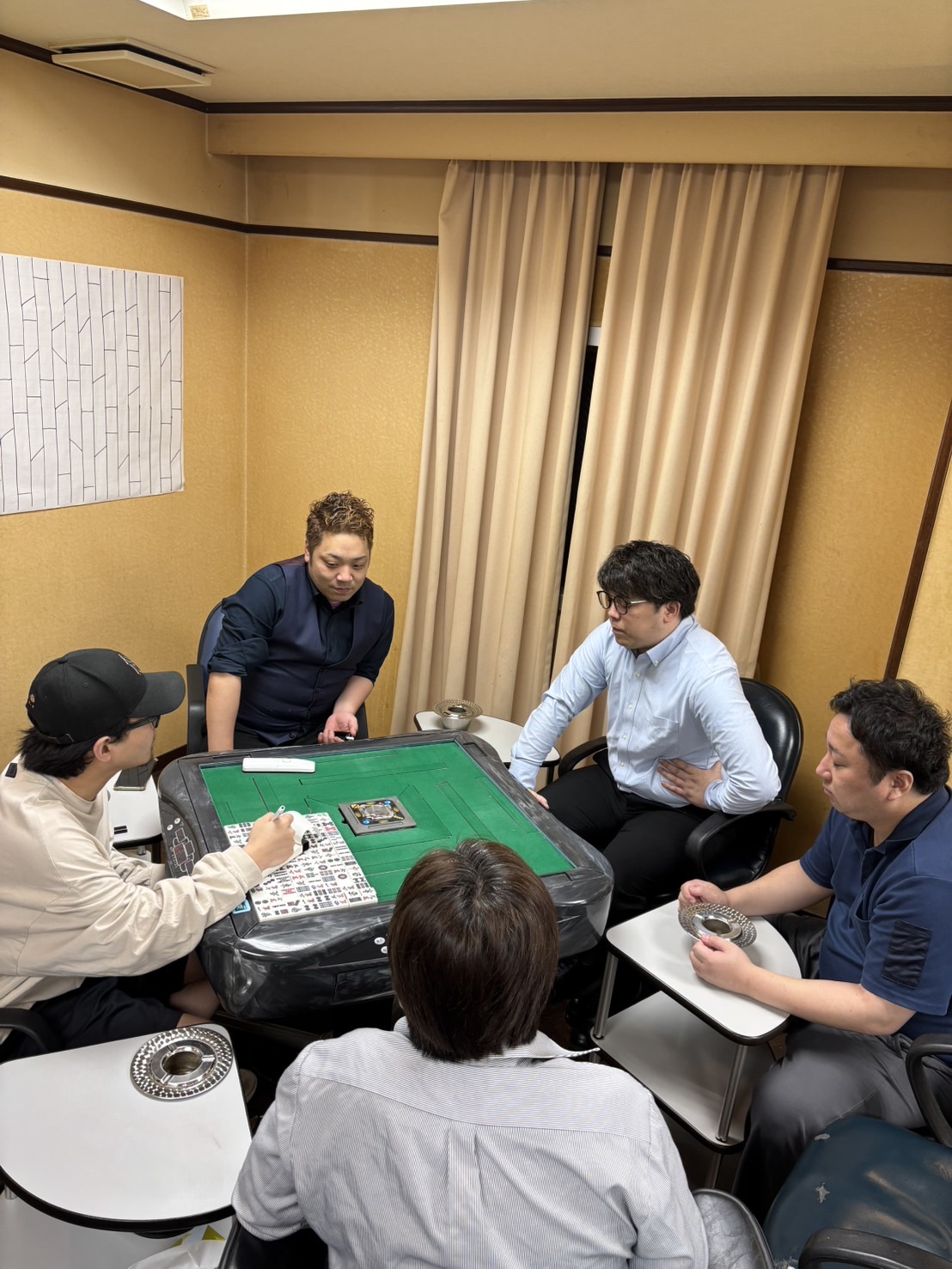 セット麻雀の様子