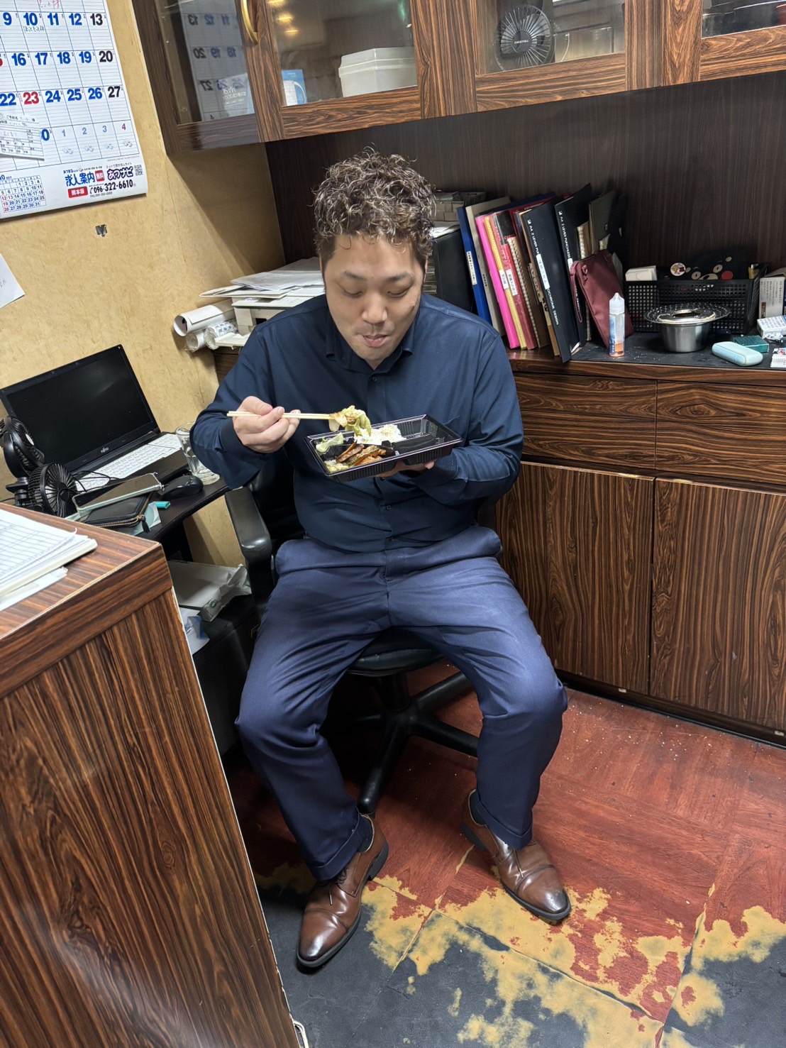 スタッフのひとコマ